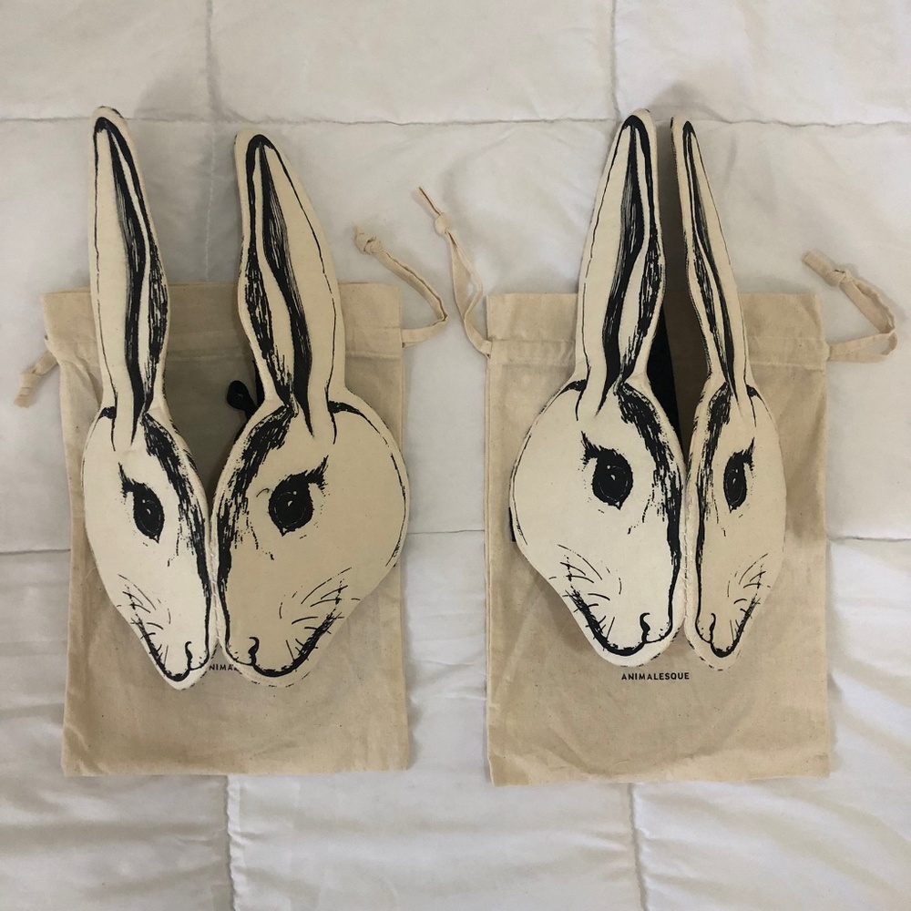 Animalesque Kids Monochrome Rabbit Headdress